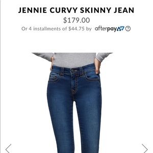 True Religion Jennie curvy skinny jean